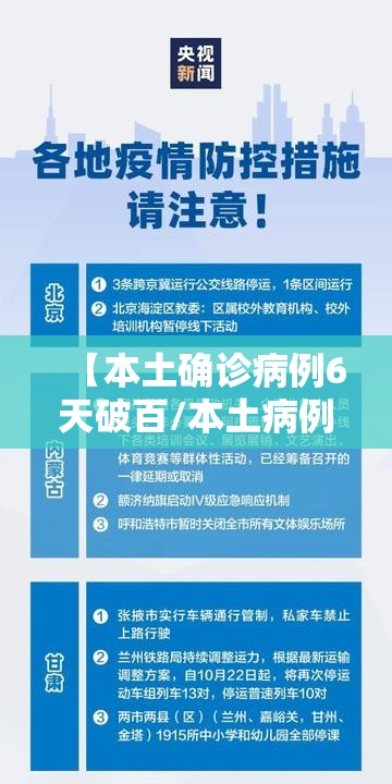 【本土确诊病例6天破百/本土病例六例】 【本土确诊病例6天破百/本土病例六例】