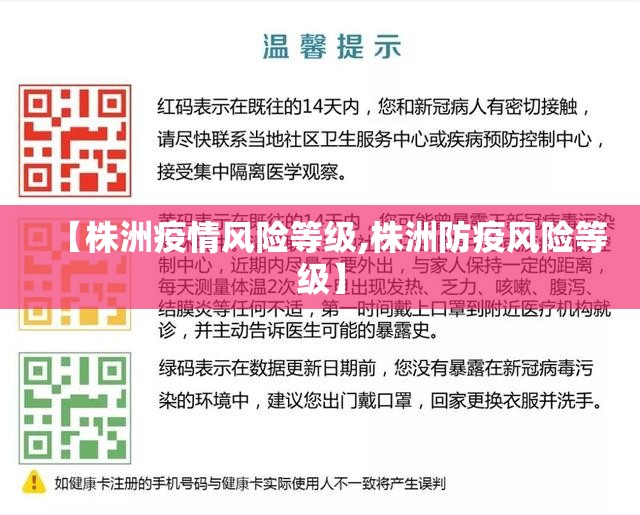 【株洲疫情风险等级,株洲防疫风险等级】