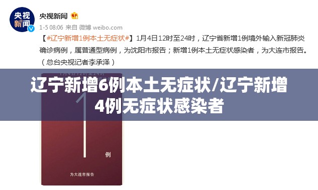 辽宁新增6例本土无症状/辽宁新增4例无症状感染者