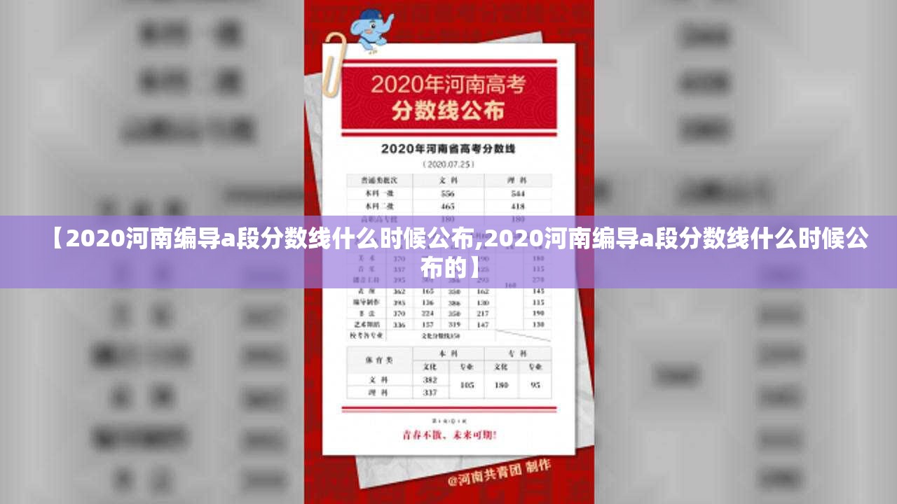 【2020河南编导a段分数线什么时候公布,2020河南编导a段分数线什么时候公布的】 【2020河南编导a段分数线什么时候公布,2020河南编导a段分数线什么时候公布的】