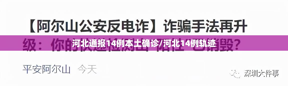 河北通报14例本土确诊/河北14例轨迹