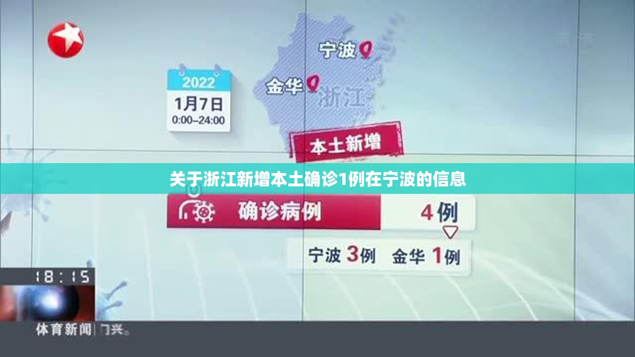 关于浙江新增本土确诊1例在宁波的信息