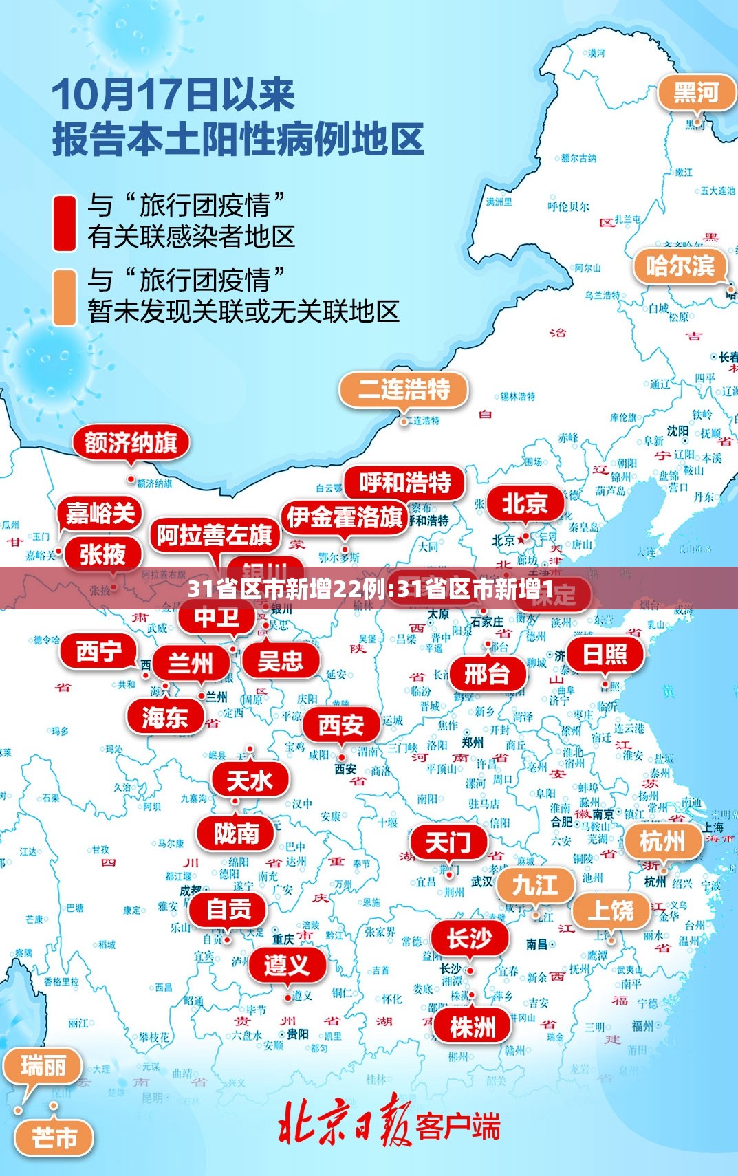 31省区市新增22例:31省区市新增1