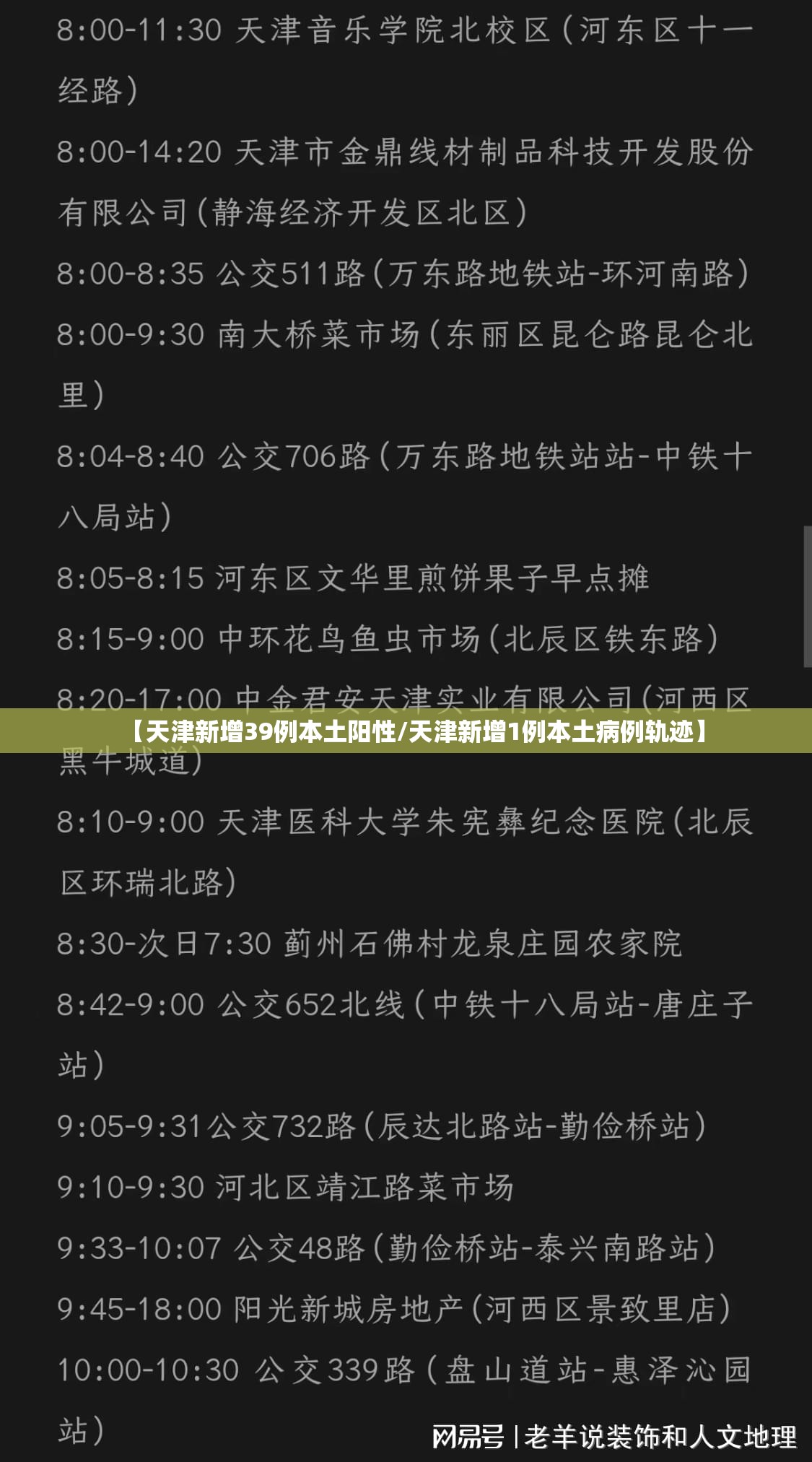 【天津新增39例本土阳性/天津新增1例本土病例轨迹】 【天津新增39例本土阳性/天津新增1例本土病例轨迹】