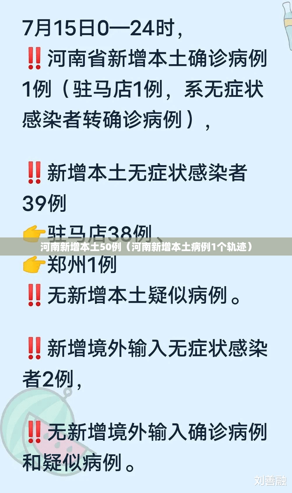 河南新增本土50例(河南新增本土病例1个轨迹) 河南新增本土50例(河南新增本土病例1个轨迹)