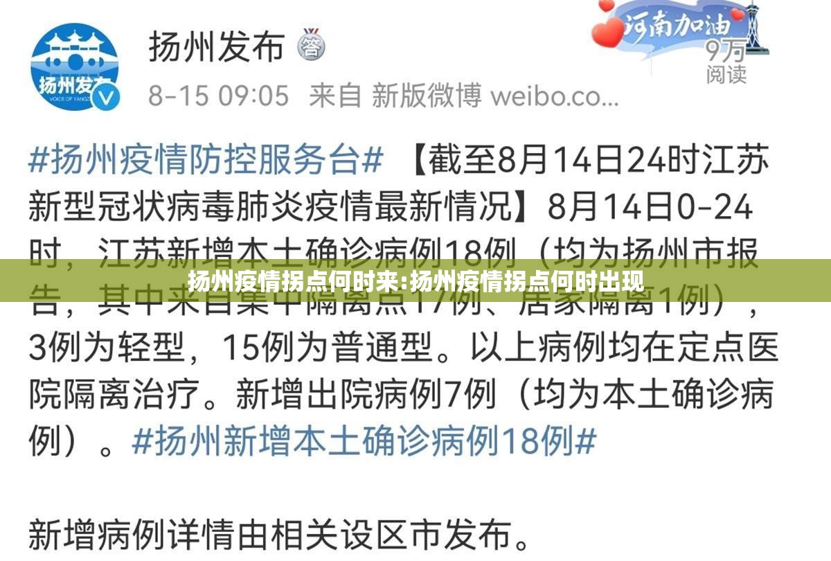 扬州疫情拐点何时来:扬州疫情拐点何时出现 扬州疫情拐点何时来:扬州疫情拐点何时出现