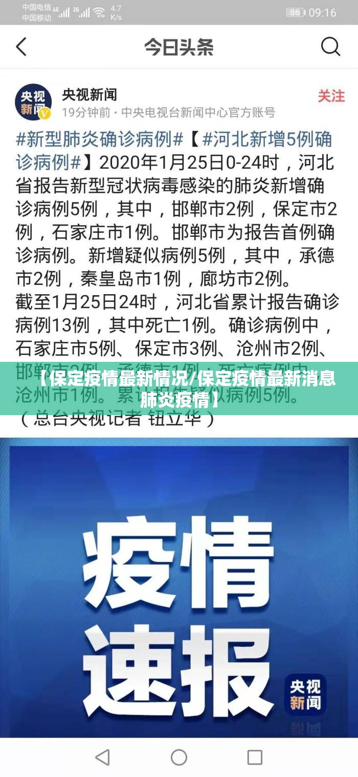 【保定疫情最新情况/保定疫情最新消息肺炎疫情】 【保定疫情最新情况/保定疫情最新消息肺炎疫情】