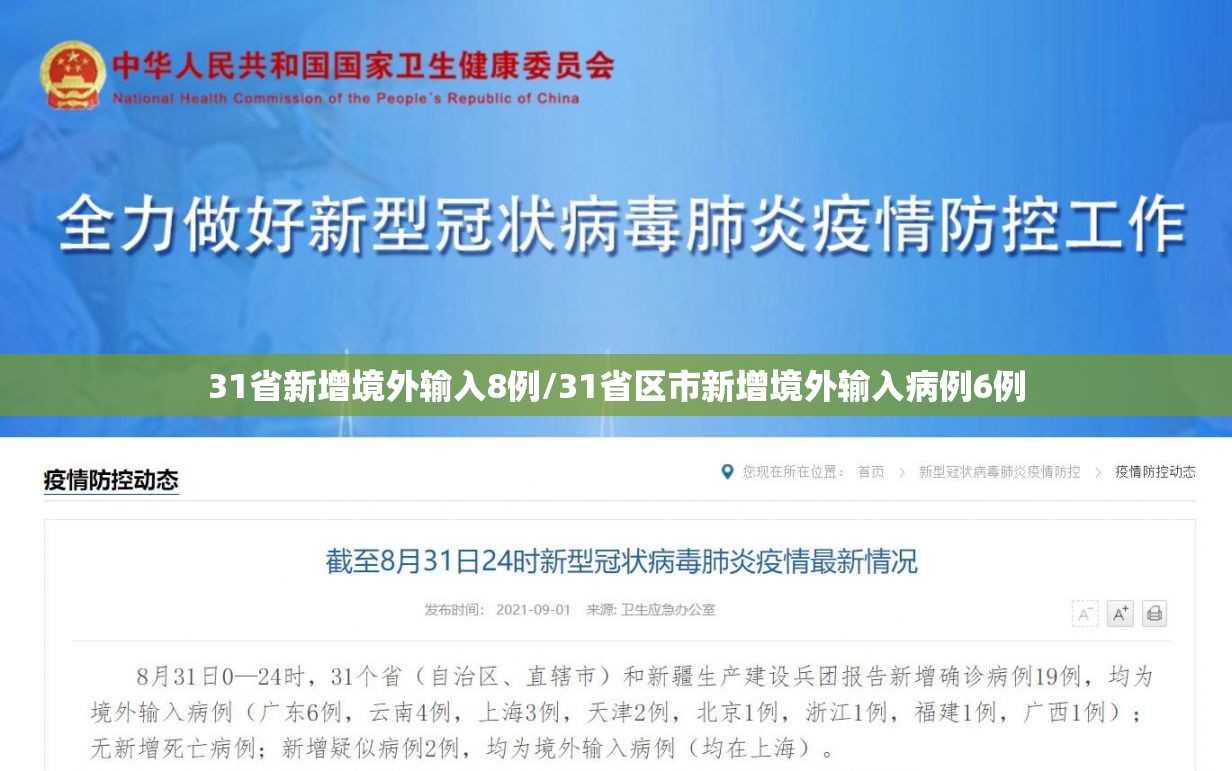 31省新增境外输入8例/31省区市新增境外输入病例6例 31省新增境外输入8例/31省区市新增境外输入病例6例