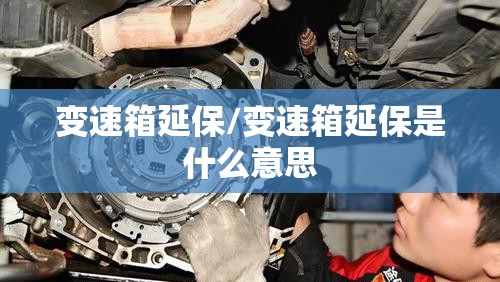 变速箱延保/变速箱延保是什么意思 变速箱延保/变速箱延保是什么意思