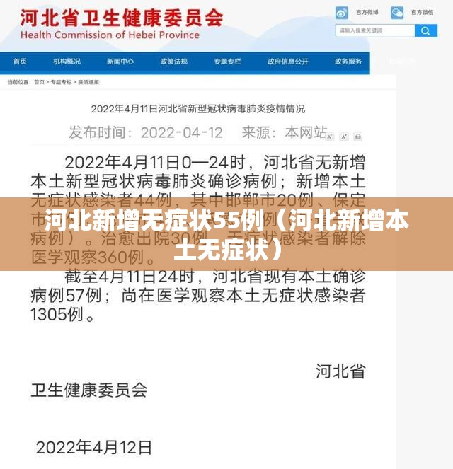 河北新增无症状55例(河北新增本土无症状) 河北新增无症状55例(河北新增本土无症状)