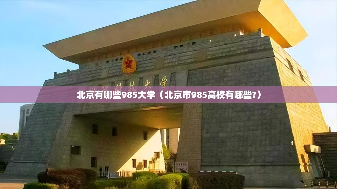 北京有哪些985大学（北京市985高校有哪些?）