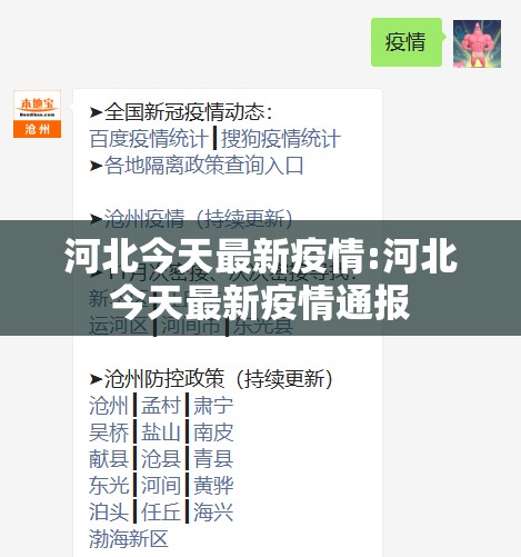 河北今天最新疫情:河北今天最新疫情通报