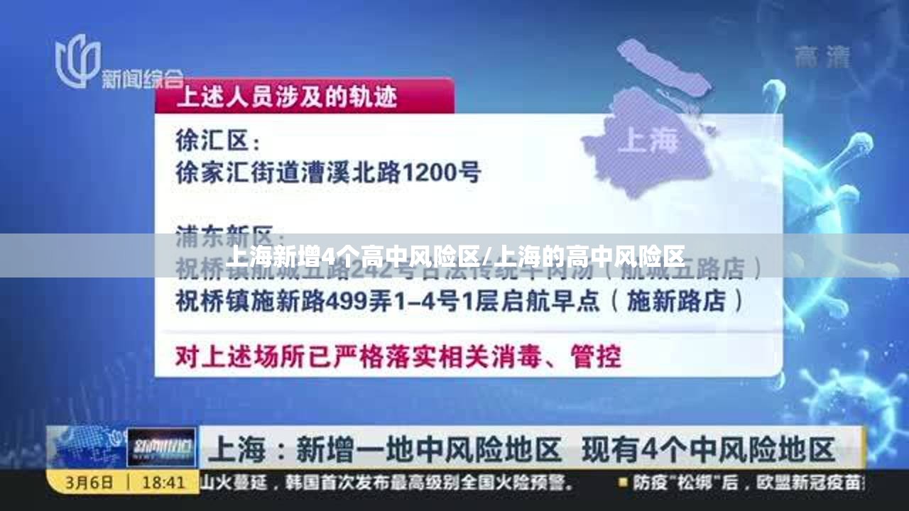 上海新增4个高中风险区/上海的高中风险区