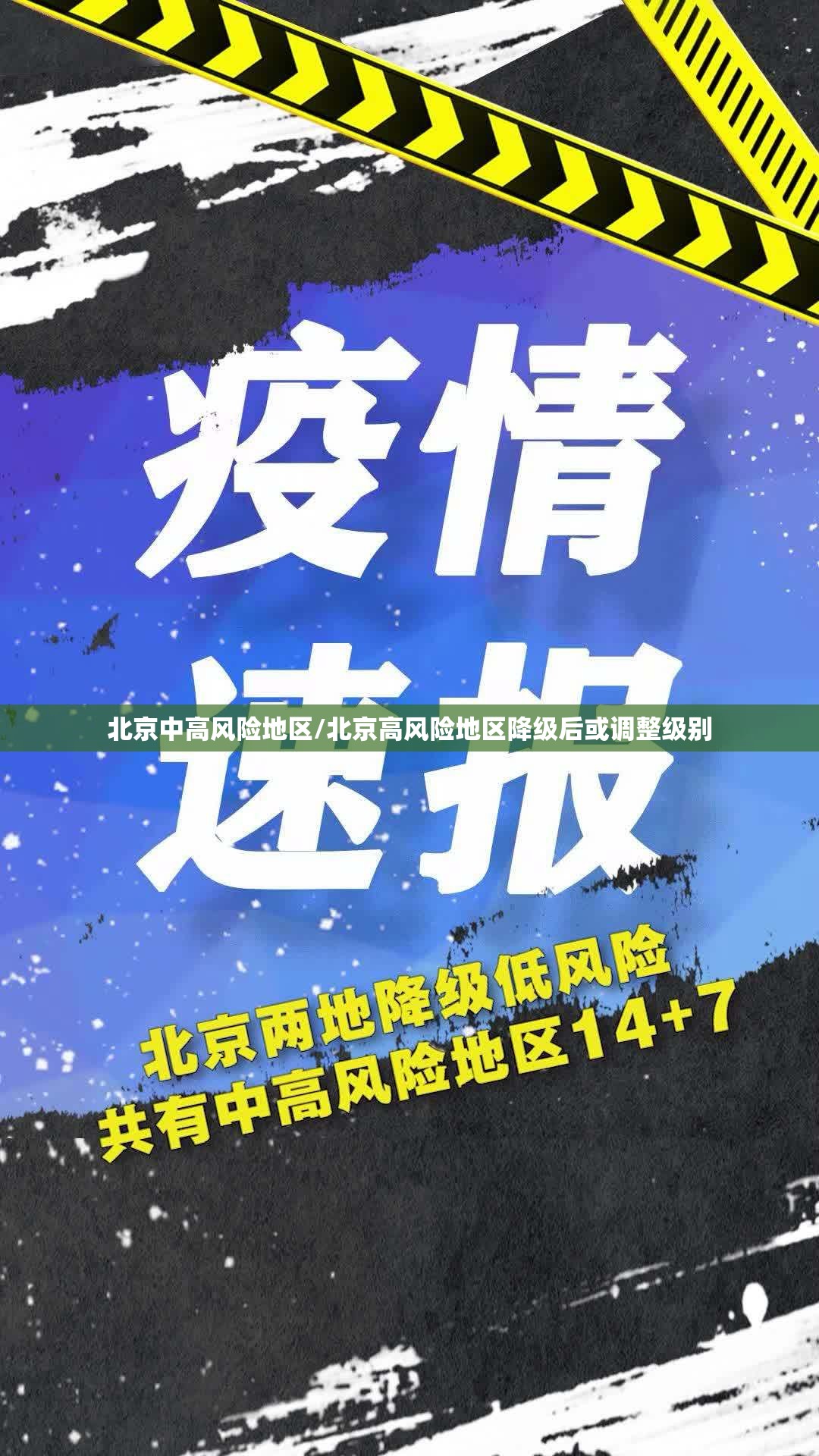 北京中高风险地区/北京高风险地区降级后或调整级别 北京中高风险地区/北京高风险地区降级后或调整级别