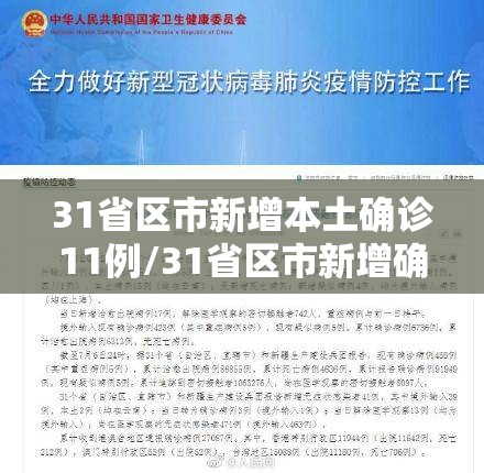 31省区市新增本土确诊11例/31省区市新增确诊101例 其中本土98例 31省区市新增本土确诊11例/31省区市新增确诊101例 其中本土98例