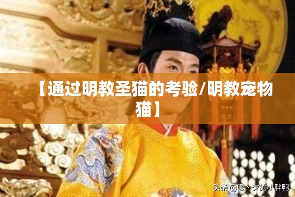 【通过明教圣猫的考验/明教宠物猫】 【通过明教圣猫的考验/明教宠物猫】