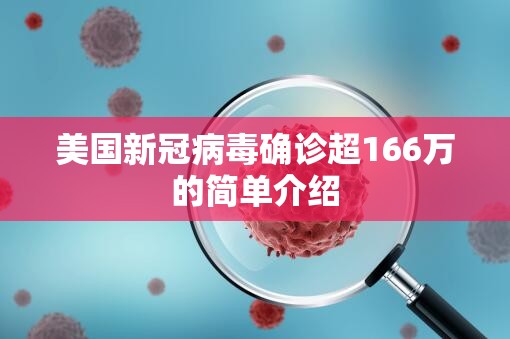 美国新冠病毒确诊超166万的简单介绍