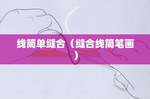 线简单缝合(缝合线简笔画) 线简单缝合(缝合线简笔画)