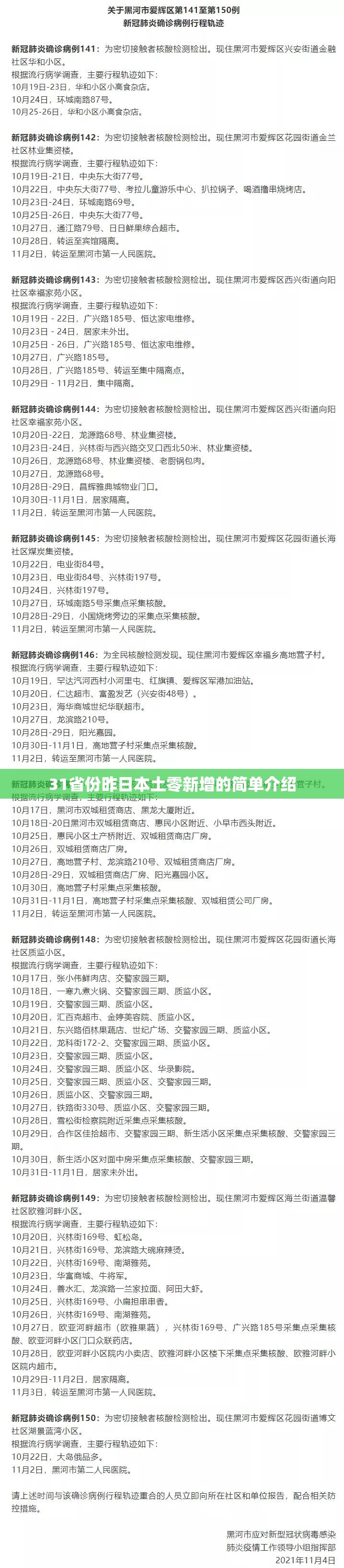 31省份昨日本土零新增的简单介绍 31省份昨日本土零新增的简单介绍