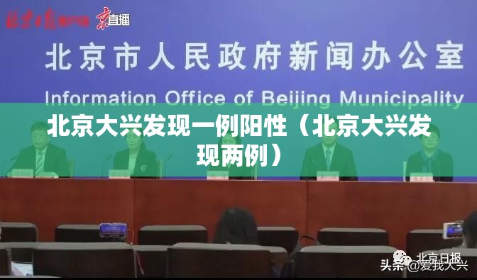 北京大兴发现一例阳性(北京大兴发现两例) 北京大兴发现一例阳性(北京大兴发现两例)