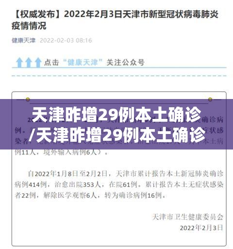 天津昨增29例本土确诊/天津昨增29例本土确诊病例 天津昨增29例本土确诊/天津昨增29例本土确诊病例