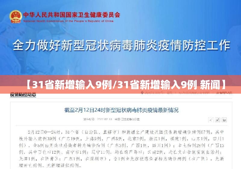 【31省新增输入9例/31省新增输入9例 新闻】