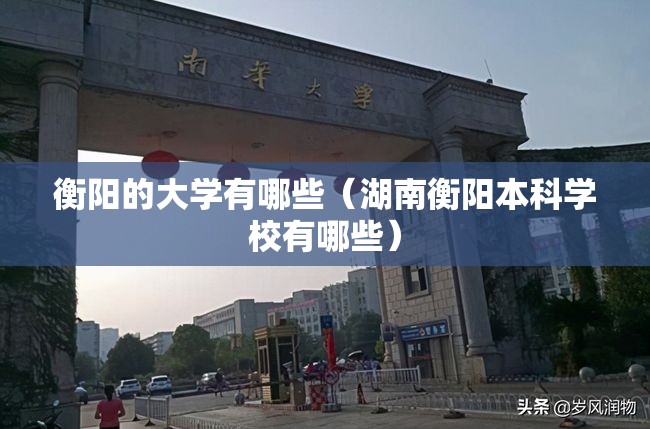衡阳的大学有哪些(湖南衡阳本科学校有哪些) 衡阳的大学有哪些(湖南衡阳本科学校有哪些)