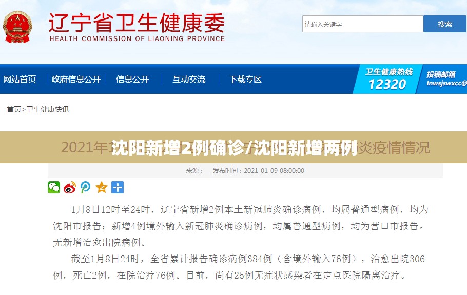 沈阳新增2例确诊/沈阳新增两例