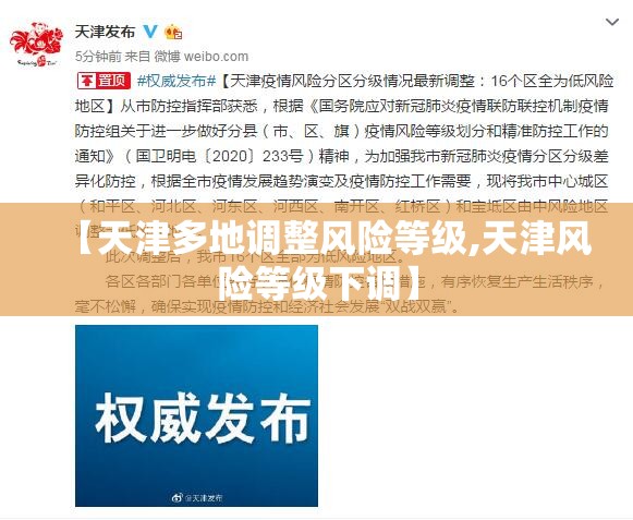 【天津多地调整风险等级,天津风险等级下调】