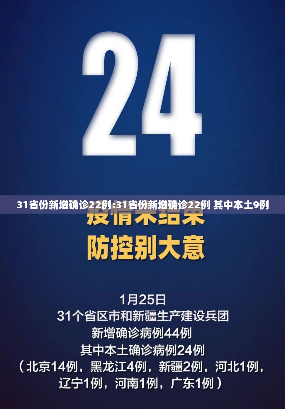 31省份新增确诊22例:31省份新增确诊22例 其中本土9例 31省份新增确诊22例:31省份新增确诊22例 其中本土9例