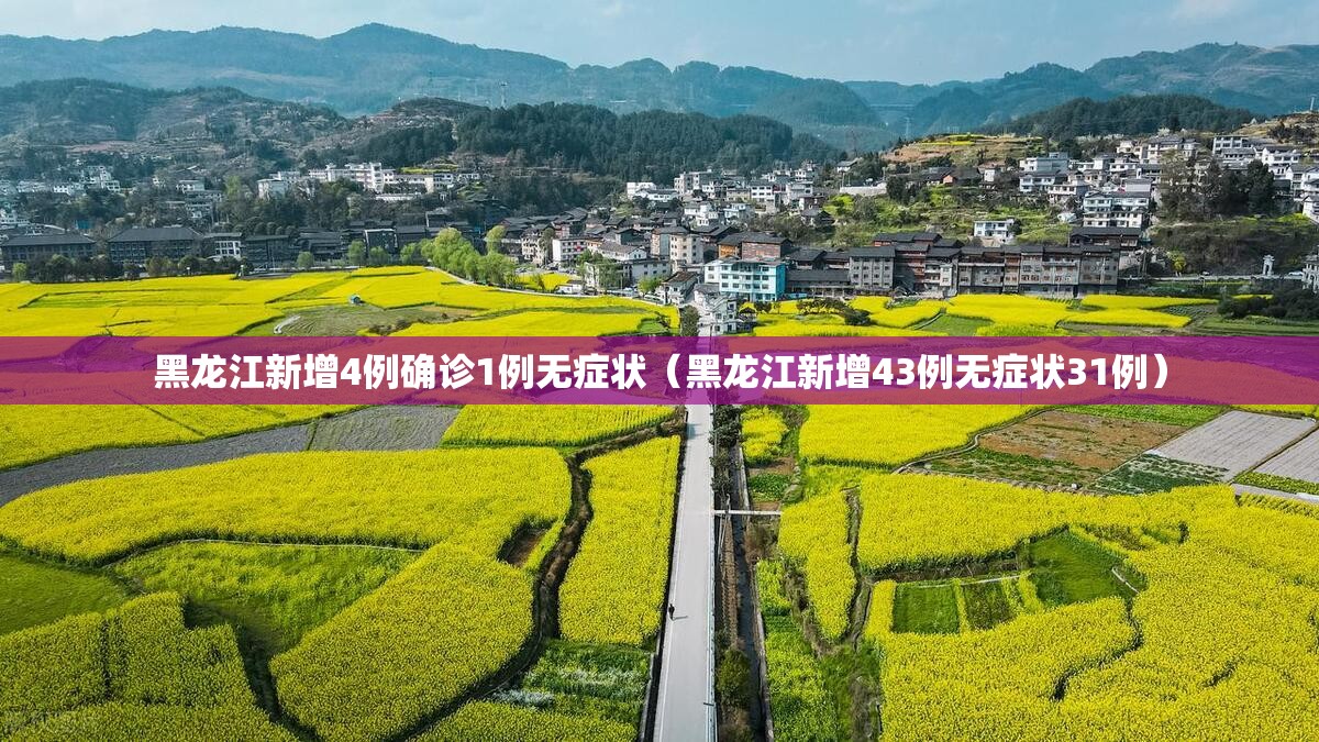 黑龙江新增4例确诊1例无症状(黑龙江新增43例无症状31例) 黑龙江新增4例确诊1例无症状(黑龙江新增43例无症状31例)