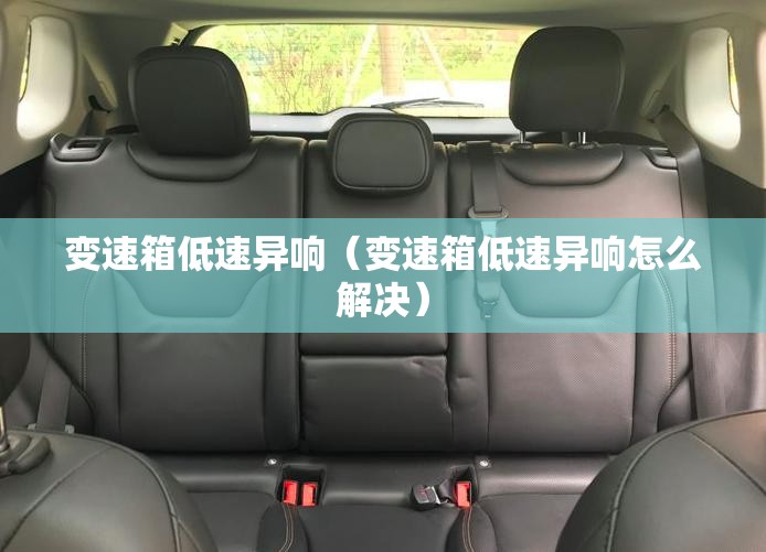 变速箱低速异响(变速箱低速异响怎么解决) 变速箱低速异响(变速箱低速异响怎么解决)