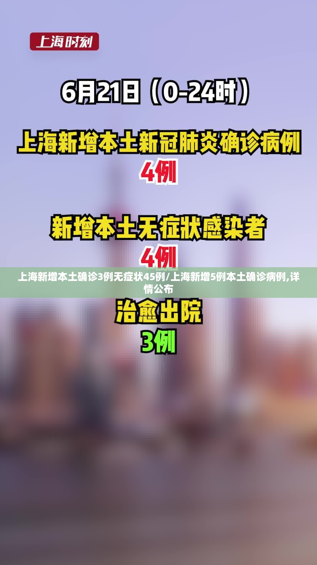 上海新增本土确诊3例无症状45例/上海新增5例本土确诊病例,详情公布 上海新增本土确诊3例无症状45例/上海新增5例本土确诊病例,详情公布