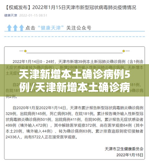 天津新增本土确诊病例5例/天津新增本土确诊病例5例是哪里的 天津新增本土确诊病例5例/天津新增本土确诊病例5例是哪里的