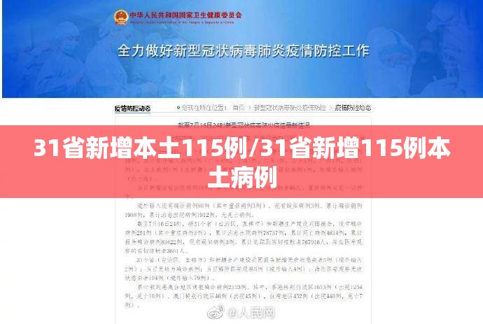 31省新增本土115例/31省新增115例本土病例