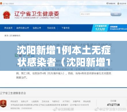 沈阳新增1例本土无症状感染者(沈阳新增1例本土无症状行动) 沈阳新增1例本土无症状感染者(沈阳新增1例本土无症状行动)