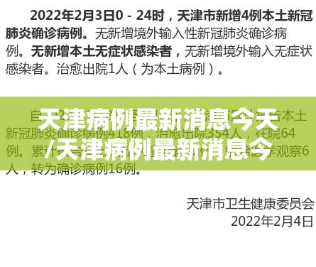 天津病例最新消息今天/天津病例最新消息今天新增 天津病例最新消息今天/天津病例最新消息今天新增
