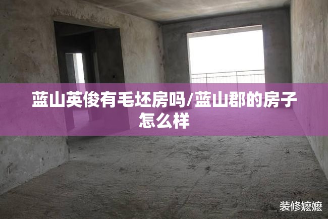 蓝山英俊有毛坯房吗/蓝山郡的房子怎么样