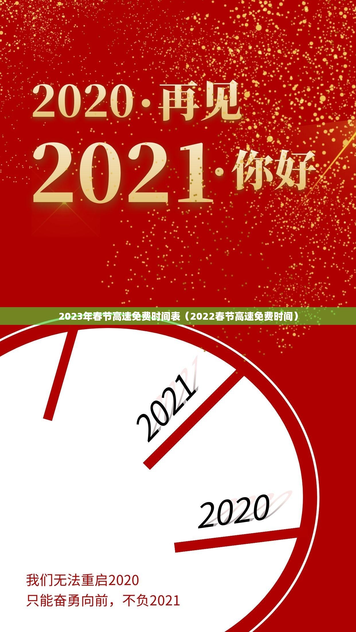 2023年春节高速免费时间表(2022春节高速免费时间) 2023年春节高速免费时间表(2022春节高速免费时间)
