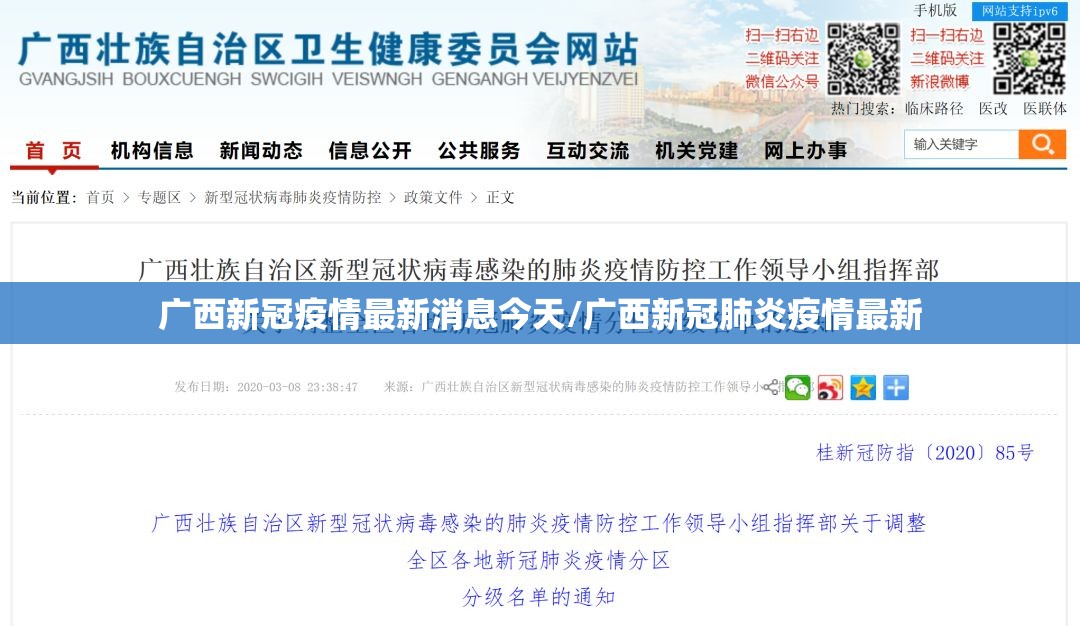 广西新冠疫情最新消息今天/广西新冠肺炎疫情最新 广西新冠疫情最新消息今天/广西新冠肺炎疫情最新