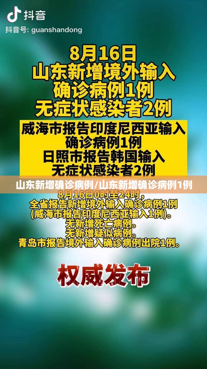 山东新增确诊病例/山东新增确诊病例1例 山东新增确诊病例/山东新增确诊病例1例