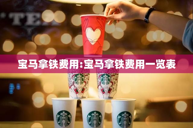 宝马拿铁费用:宝马拿铁费用一览表