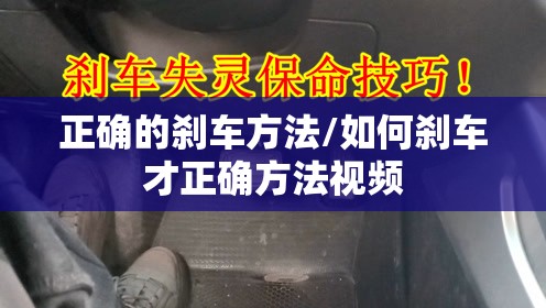 正确的刹车方法/如何刹车才正确方法视频 正确的刹车方法/如何刹车才正确方法视频