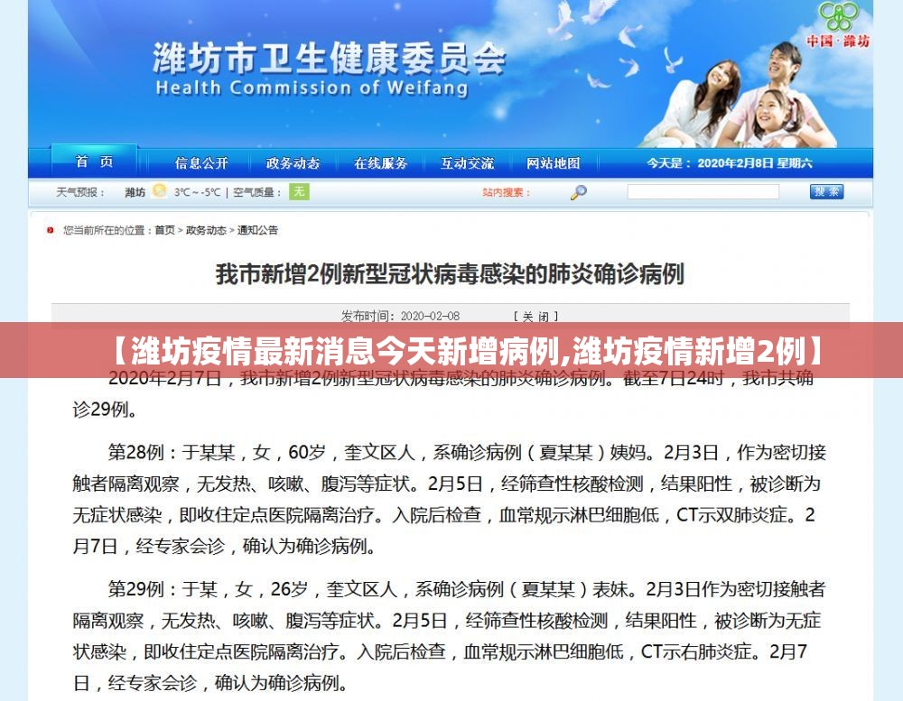 【潍坊疫情最新消息今天新增病例,潍坊疫情新增2例】 【潍坊疫情最新消息今天新增病例,潍坊疫情新增2例】