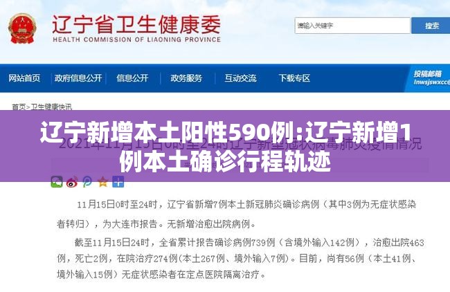 辽宁新增本土阳性590例:辽宁新增1例本土确诊行程轨迹 辽宁新增本土阳性590例:辽宁新增1例本土确诊行程轨迹