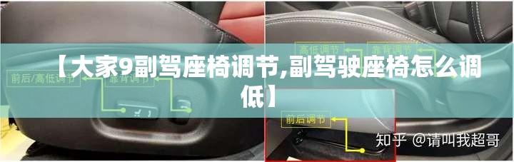 【大家9副驾座椅调节,副驾驶座椅怎么调低】 【大家9副驾座椅调节,副驾驶座椅怎么调低】