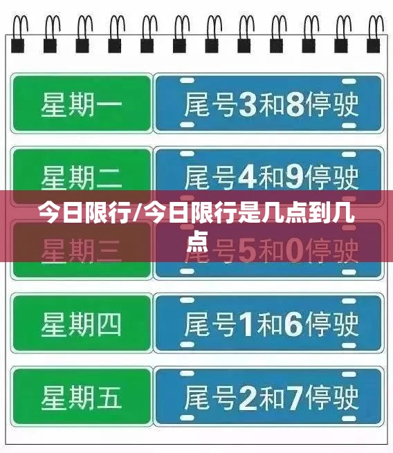 今日限行/今日限行是几点到几点