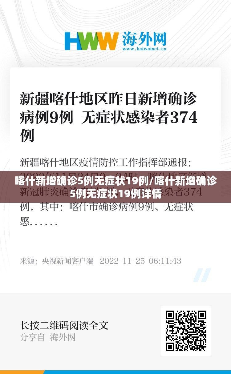 喀什新增确诊5例无症状19例/喀什新增确诊5例无症状19例详情 喀什新增确诊5例无症状19例/喀什新增确诊5例无症状19例详情