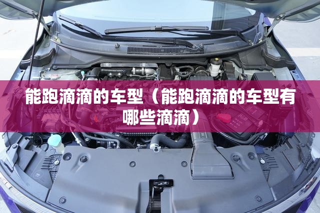 能跑滴滴的车型(能跑滴滴的车型有哪些滴滴) 能跑滴滴的车型(能跑滴滴的车型有哪些滴滴)