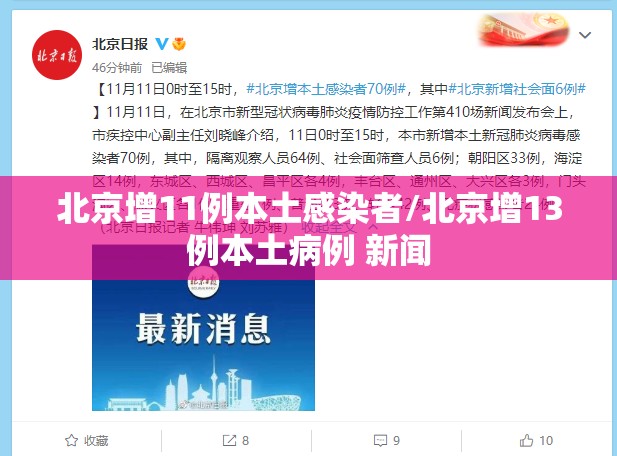 北京增11例本土感染者/北京增13例本土病例 新闻